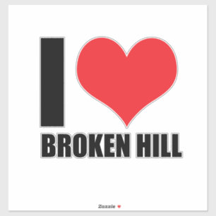 Sticker J'aime Broken Hill