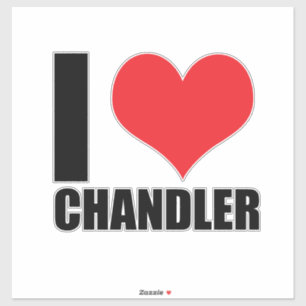 Sticker J'aime Chandler