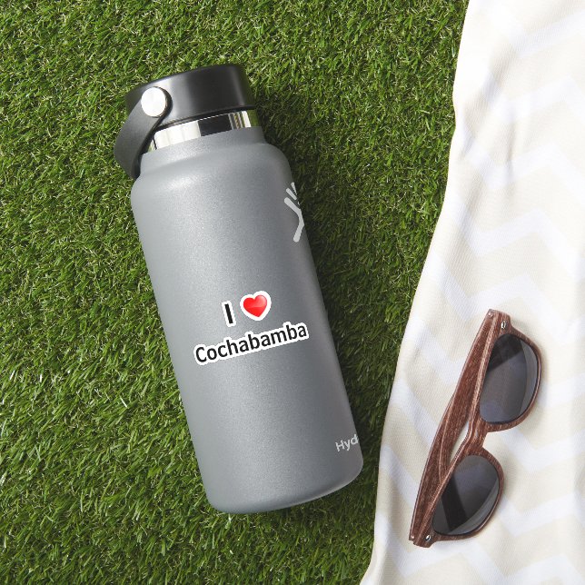 Sticker J'aime Cochabamba (HydroFlask Insitu)