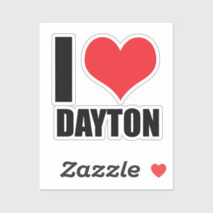 Sticker J'aime Dayton