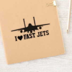 Sticker J'aime Jets Rapides Black Strike Eagle