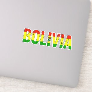 Sticker J'aime la Bolivie
