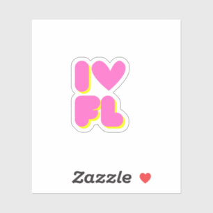 Sticker J'aime la Floride