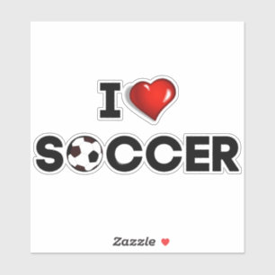 Sticker J'Aime Le Football