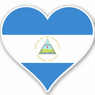 Sticker J'aime le Nicaragua