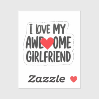 Sticker J'aime ma copine géniale