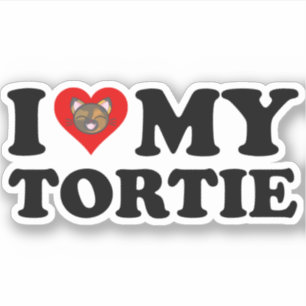Sticker J'Aime Ma Tortie