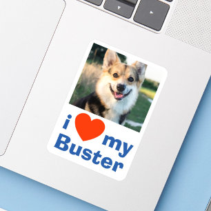 Sticker J'aime mon animal de compagnie nommé