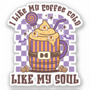 Sticker J'Aime Mon Café Froid