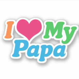 Sticker J'aime mon papa