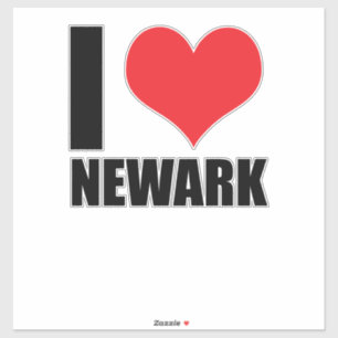 Sticker J'aime Newark