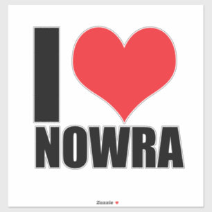 Sticker J'aime Nowra
