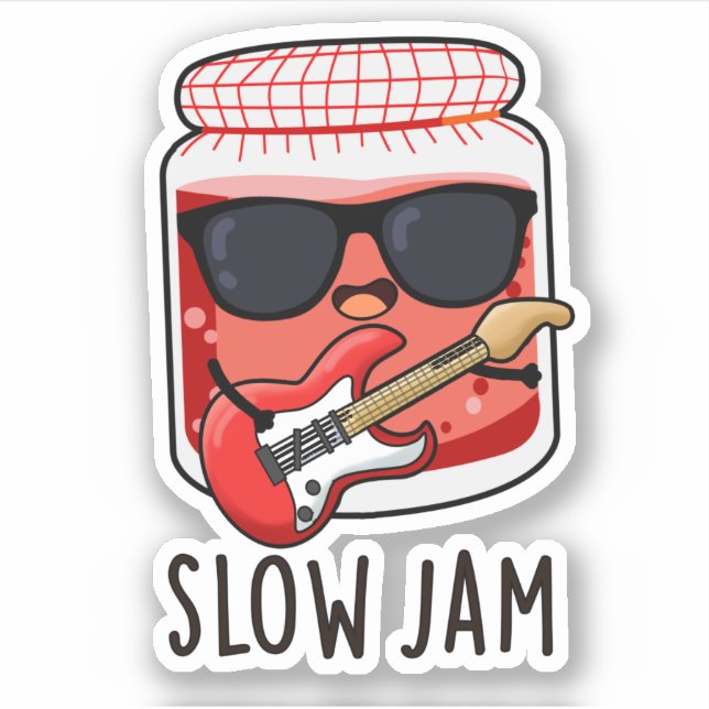 Sticker Jam lent amusant jeu de nourriture (Devant)
