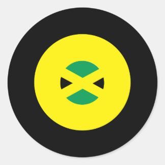 Sticker Jamaïcain Mod Round
