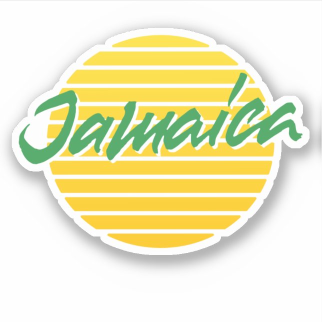 Sticker Jamaïque (Devant)