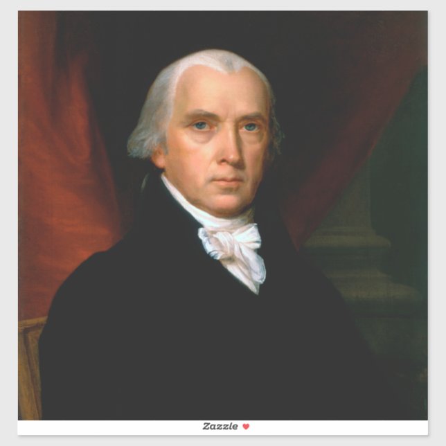 Sticker James Madison le 4ème président : Amérique colonia (Feuille)