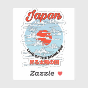 Sticker Japon Terre du soleil levant