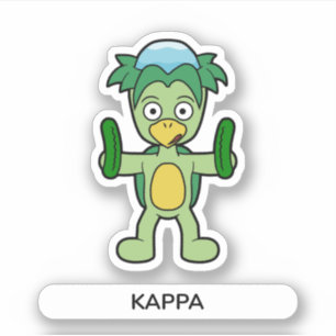 Sticker Japonais Kappa Yokai