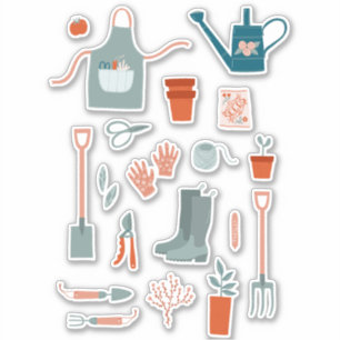 Sticker Jardin amusant