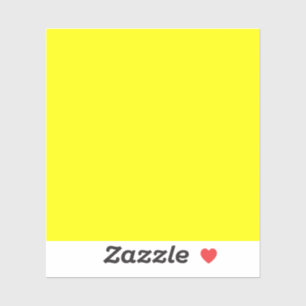 Sticker Jaune clair (couleur solide)