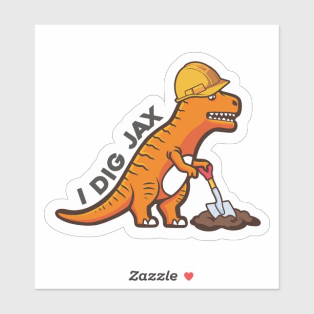 Sticker Jax Dino (Feuille)