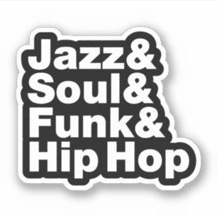 Sticker Jazz & Soul & Funk & Hip hop