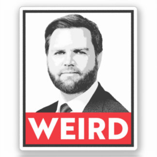 Sticker JD Vance est WEIRD