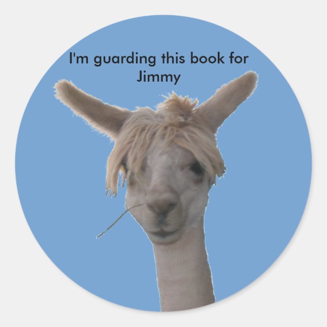 Sticker - Je garde ce livre ... (Devant)