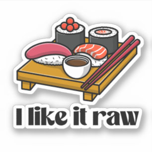 Sticker Je l'aime cru