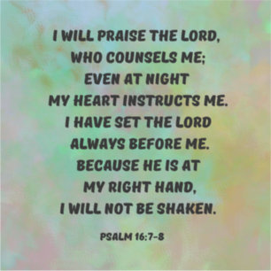 Sticker Je Louerai Le Portable Lord Bible Verse