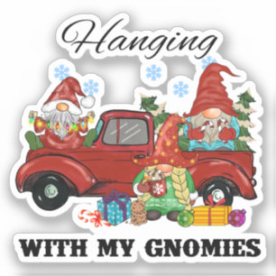 Sticker Je M'Accroche Avec Mes Gnomies