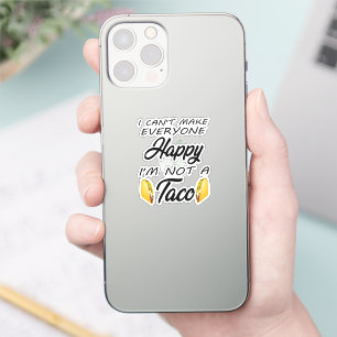 Sticker Je ne peux pas rendre tout le monde heureux Cinco 