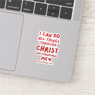 Sticker Je Peux Faire Tout Philippiens 4:13