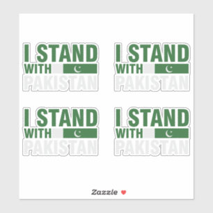 Sticker Je suis avec le Pakistan