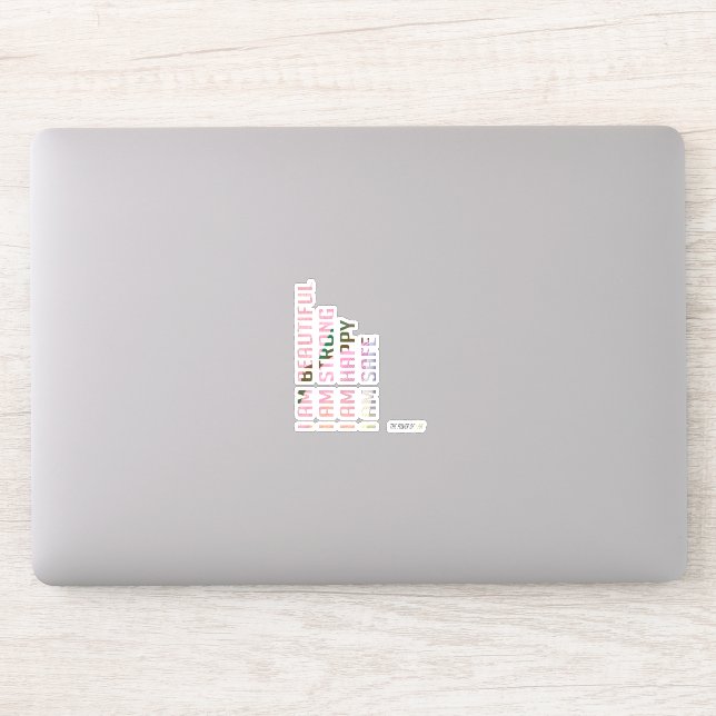 STICKER JE SUIS BEAU (Ordinateur)