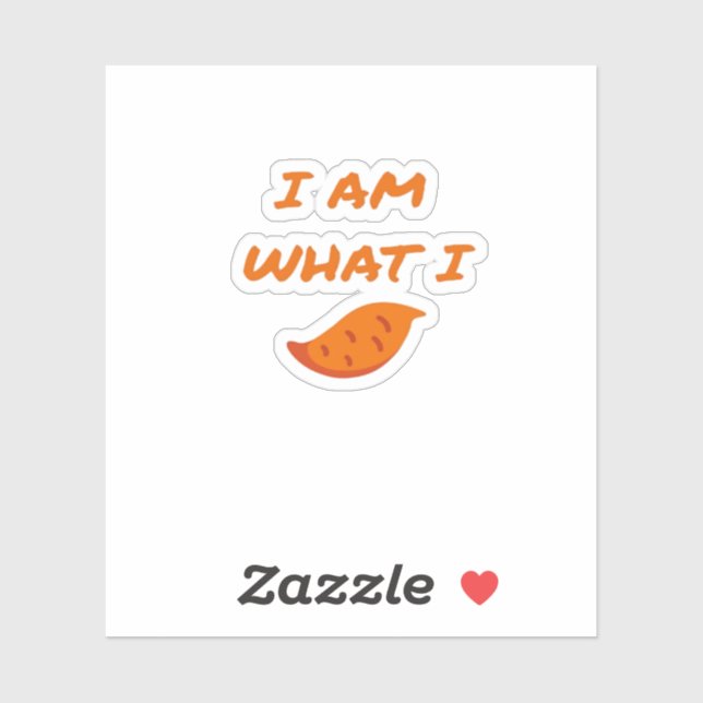 Sticker Je suis ce que je Yam Classic (Feuille)