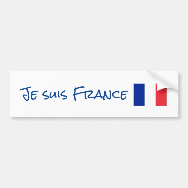 Sticker Je suis France (Devant)