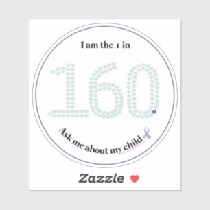 Sticker Je suis le 1 sur 160, Posez-moi des questions sur