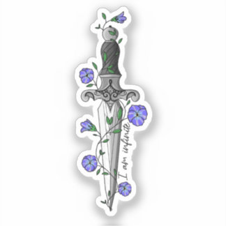Sticker Je suis le poignard Infinite Fourth Wing