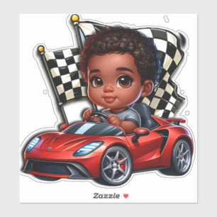 Sticker Je suis prêt à courir