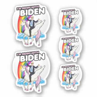 Sticker Je suis Ridin avec Biden