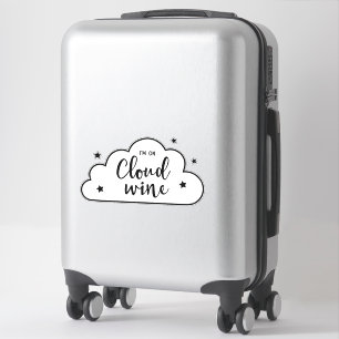 Sticker Je suis sur Cloud 9 Contour
