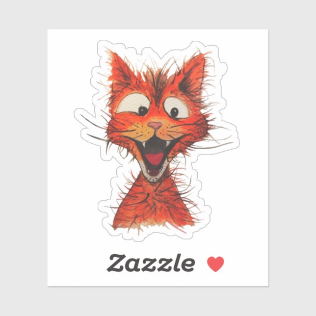 Sticker Je suis tout statique ! (Feuille)