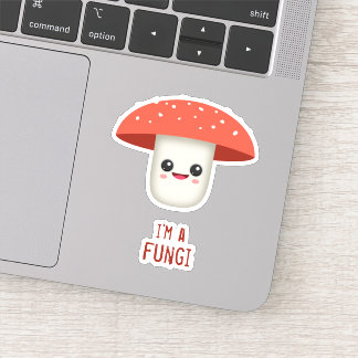 Sticker Je suis un champignon