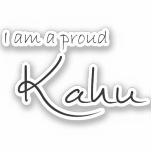 Sticker Je suis un fier Kahu (parent animal de compagnie)