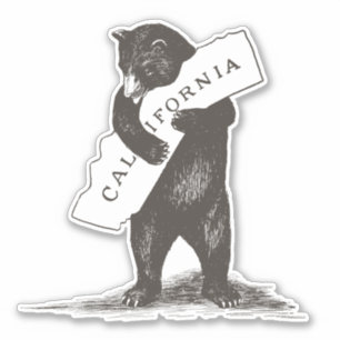 Sticker Je T'Aime Californie