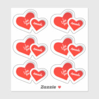 Coeur battant Emoji, Vif, Minimaliste, Plat, Amour, Girly, Filles, Beauté,  Romantique, Saint Valentin, Nouveau 2020 | Sticker