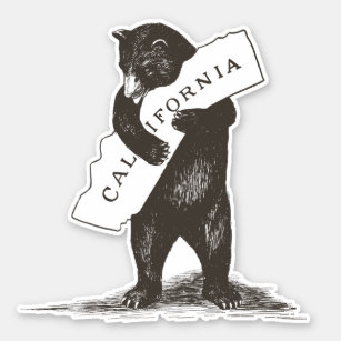 Sticker Je t'aime la Californie