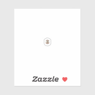 Sticker Je travaille dur pour que mon chat puisse faire la