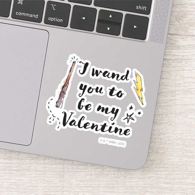 Sticker Je Vous Demande D'Être Ma Valentine (Détail)